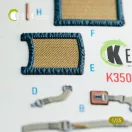 Kelik AH-1G Cobra interior 3D decals for ICM kit 1:35 (K35021)