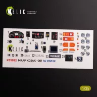   Kelik Kozak-001 Ukrainian MRAP 3D decals for ICM kit 1:35 (K35022)