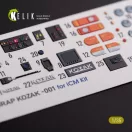 Kelik Kozak-001 Ukrainian MRAP 3D decals for ICM kit 1:35 (K35022)