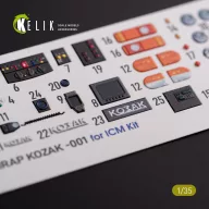   Kelik Kozak-001 Ukrainian MRAP 3D decals for ICM kit 1:35 (K35022)