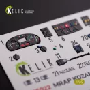 Kelik Kozak-001 Ukrainian MRAP 3D decals for ICM kit 1:35 (K35022)