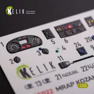   Kelik Kozak-001 Ukrainian MRAP 3D decals for ICM kit 1:35 (K35022)