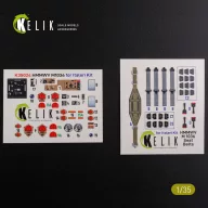   Kelik “HUMVEE” HMMWV M1036 with TOW Desert version Interior 3D Decal for Italeri kit 1:35 (K35024)