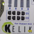 Kelik “HUMVEE” HMMWV M1036 with TOW Desert version Interior 3D Decal for Italeri kit 1:35 (K35024)