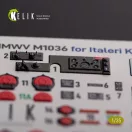 Kelik “HUMVEE” HMMWV M1036 with TOW Nato green version Interior 3D Decal for Italeri kit 1:35 (K35025)