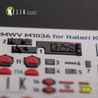   Kelik “HUMVEE” HMMWV M1036 with TOW Nato green version Interior 3D Decal for Italeri kit 1:35 (K35025)