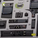 Kelik AH-64D Apache interior 3D decals for Meng kit 1:35 (K35026)