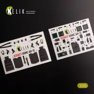 Kelik AH-1Z interior 3D decals for Academy kit 1:35 (K35027)