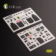 Kelik AH-1Z interior 3D decals for Academy kit 1:35 (K35027)