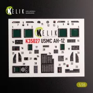 Kelik AH-1Z interior 3D decals for Academy kit 1:35 (K35027)