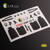 Kelik AH-1Z interior 3D decals for Academy kit 1:35 (K35027)