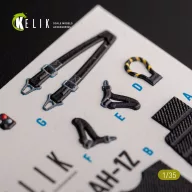 Kelik AH-1Z interior 3D decals for Academy kit 1:35 (K35027)