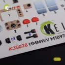 Kelik HMMWV M1097 3D Decal for ICM kit 1:35 (K35028)