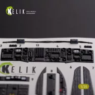   Kelik AH-60L DAP interior 3D decals for Academy kit 1:35 (K35030)