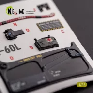   Kelik UH-60L interior 3D decals for Academy kit 1:35 (K35031)