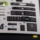 Kelik AH-1W interior 3D decals for Academy kit 1:35 (K35032)