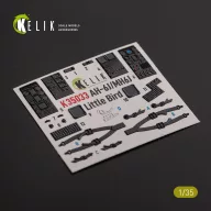   Kelik AH-6J/MH6J Little Bird interior 3D decals for Zimi models/KittyHawk 1:35 (K35033)