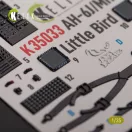 Kelik AH-6J/MH6J Little Bird interior 3D decals for Zimi models/KittyHawk 1:35 (K35033)