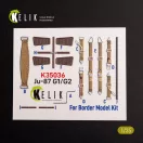 Kelik Ju-87 G1/G2 - interior 3D decals for Border Models kit 1:35 (K35036)