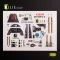 Kelik Bf-109 G-6 - interior 3D decals for Border Models kit 1:35 (K35039)