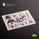 Kelik Bf-109 G-6 - interior 3D decals for Border Models kit 1:35 (K35039)