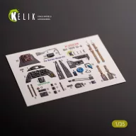   Kelik Bf-109 G-6 - interior 3D decals for Border Models kit 1:35 (K35039)