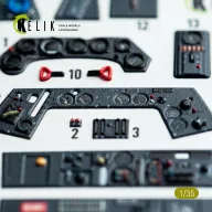   Kelik FW-190A-6 - interior 3D decals for Border Models kit 1:35 (K35041)