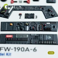   Kelik FW-190A-6 - interior 3D decals for Border Models kit 1:35 (K35041)
