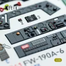 Kelik FW-190A-6 - interior 3D decals for Border Models kit 1:35 (K35041)