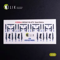   Kelik M1240A M-ATV seat belts - interior 3D decals for RFM kit 1:35 (K35044)