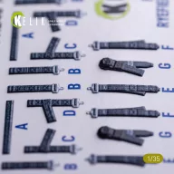   Kelik M1240A M-ATV seat belts - interior 3D decals for RFM kit 1:35 (K35044)