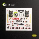 Kelik UH-1Y VENOM - interior 3D decals for Trumpeter 1:35 (K35046)