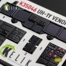 Kelik UH-1Y VENOM - interior 3D decals for Trumpeter 1:35 (K35046)