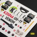 Kelik UH-1Y VENOM - interior 3D decals for Trumpeter 1:35 (K35046)
