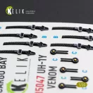 Kelik UH-1Y VENOM Cargo Bay - interior 3D decals for Trumpeter 1:35 (K35047)