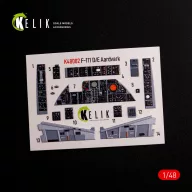   Kelik F-111 D/E Aardvark interior 3D decals for HobbyBoss kit 1:48 (K48002)