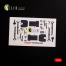 Kelik F-111 D/E Aardvark interior 3D decals for HobbyBoss kit 1:48 (K48002)