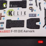   Kelik F-111 D/E Aardvark interior 3D decals for HobbyBoss kit 1:48 (K48002)