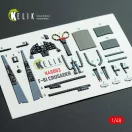 Kelik F-8J Crusader - interior 3D decals for Hasegawa kit 1:48 (K48003)