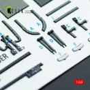 Kelik F-8J Crusader - interior 3D decals for Hasegawa kit 1:48 (K48003)