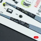 Kelik F-8J Crusader - interior 3D decals for Hasegawa kit 1:48 (K48003)