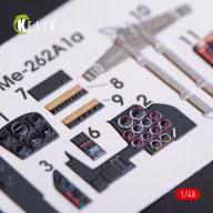   Kelik ME-262A1 interior 3D decals for Tamiya kit 1:48 (K48004)