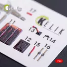 Kelik ME-262A1 interior 3D decals for Tamiya kit 1:48 (K48004)