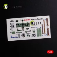   Kelik A5M2B Claude interior 3D decals for WingsyKits kit 1:48 (K48005)