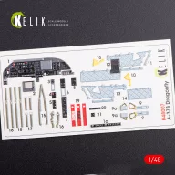   Kelik A-37B Dragonfly interior 3D decals for Trumpeter kit 1:48 (K48007)