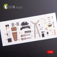   Kelik Bf-109E interior 3D decals for WingsyKits kit 1:48 (K48009)