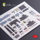 Kelik OV-10A Bronco interior 3D decals for ICM kit 1:48 (K48010)