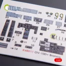 Kelik OV-10D+ Bronco interior 3D decals for ICM kit 1:48 (K48011)