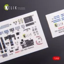Kelik OV-10D+ Bronco interior 3D decals for ICM kit 1:48 (K48011)