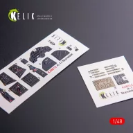   Kelik A-1J Skyraider interior 3D decals for Tamiya kit 1:48 (K48012)